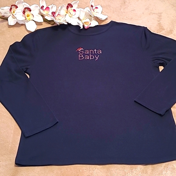 "Santa Baby" Holiday Tee - NEW - Picture 7 of 12